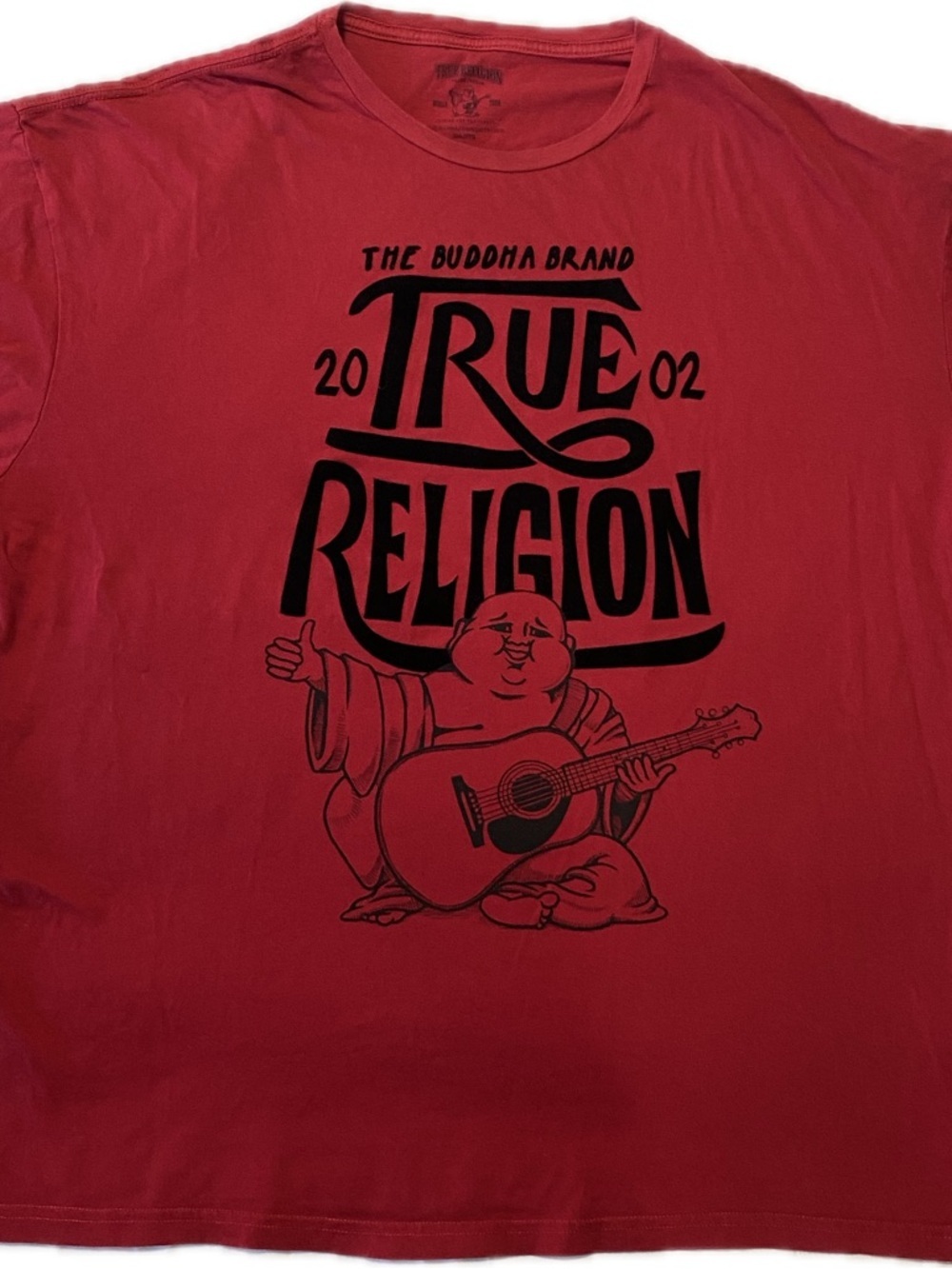 True Religion Red Graphic Crewneck T-Shirto XXL